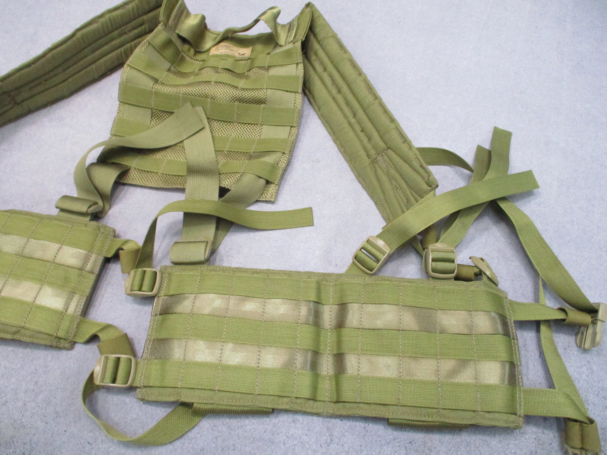 New Eagle Industries H-Harness Khaki MOLLE Chest Rig USGI NSN 8465-01-573-9661