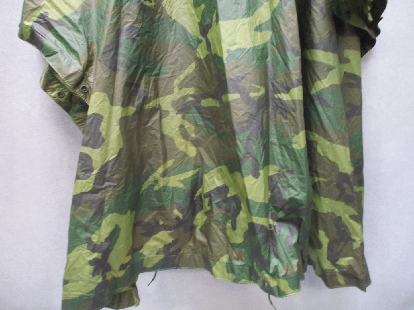 USGI ORC M81 Woodland Wet Weather Poncho Rain Gear NSN 8405-01-100-0976