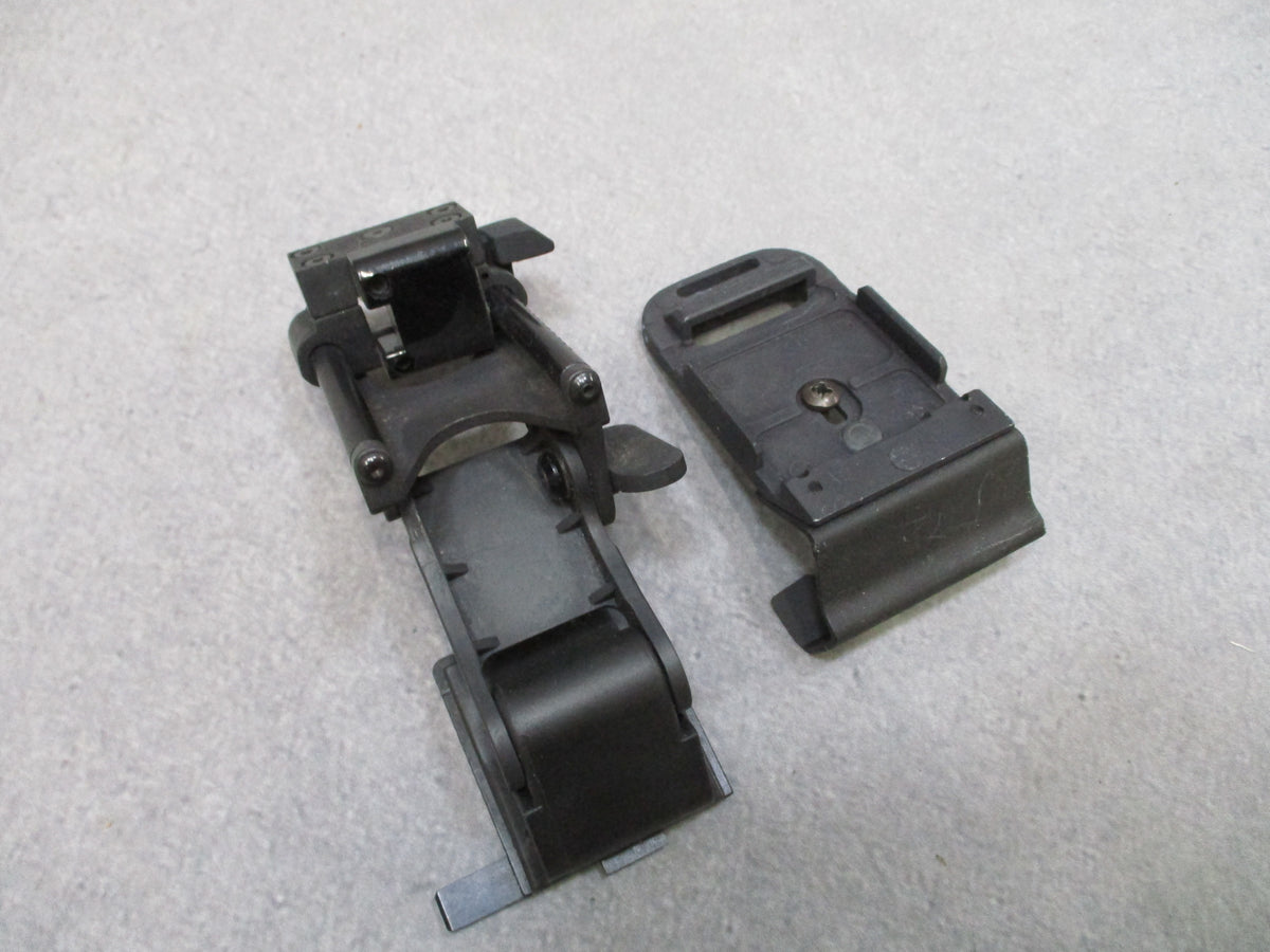 Norotos Rhino NVG Helmet Mount with 1-Hole ACH Base Plate Black USGI A3256368