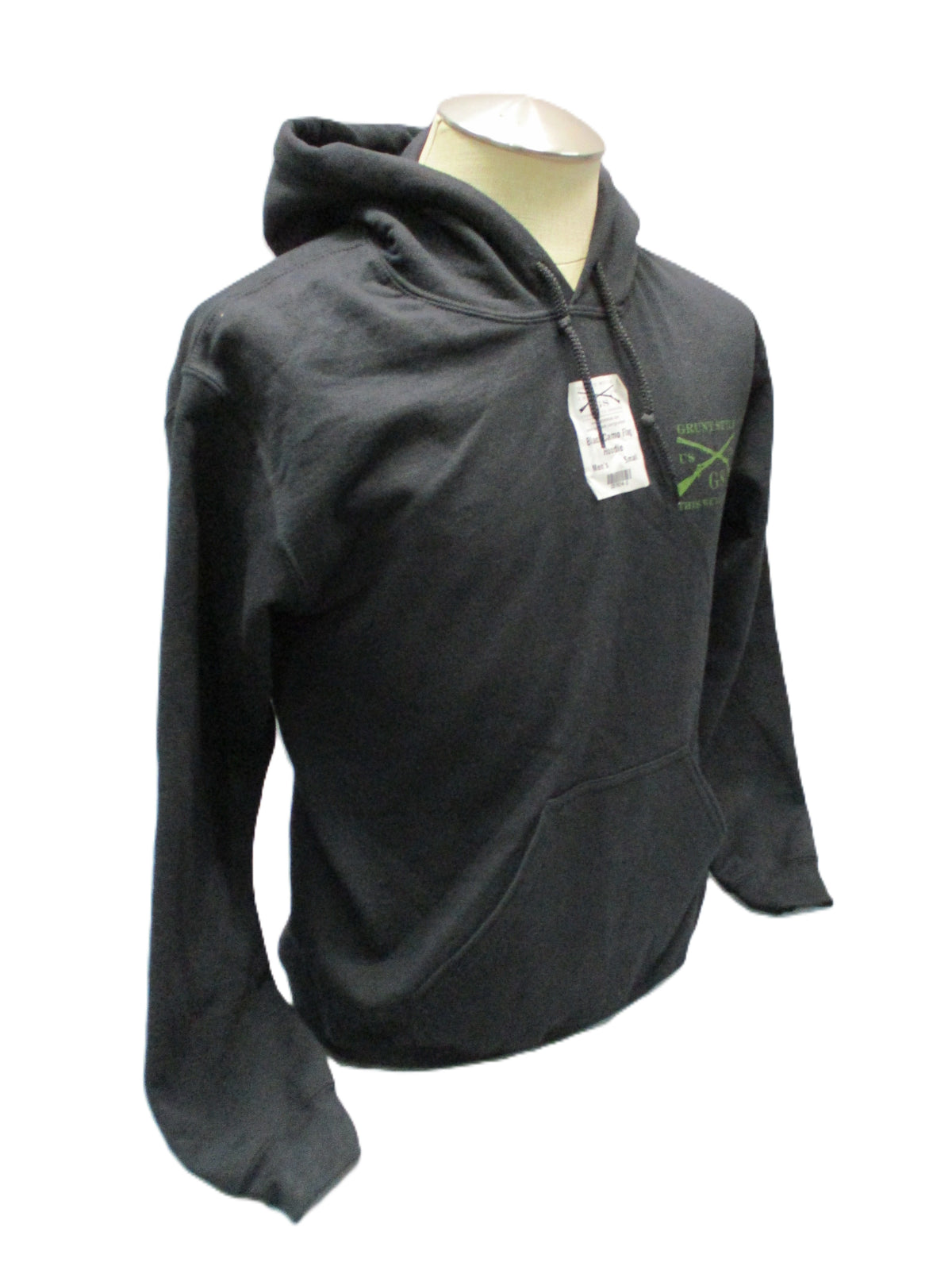 Grunt Style GS1824 Black Camo Flag Men's Hoodie Pullover Sweatshirt New NOS