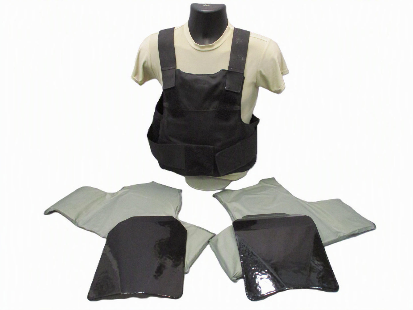 Concealment Vest Black Level IIIA Soft Panels Stab Inserts Medium