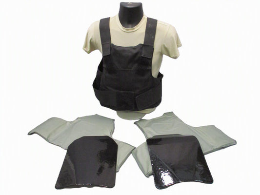 Concealment Vest Black Level IIIA Soft Panels Stab Inserts Medium