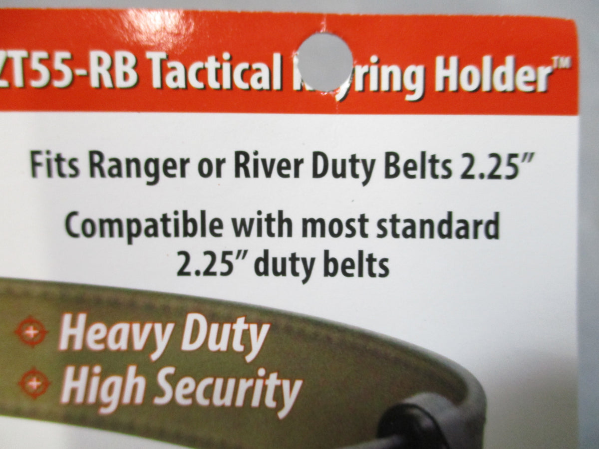 ZAK Tool ZT55-RB Tactical Key Ring Holder Black 2.25 Inch Ranger Duty Belt USA