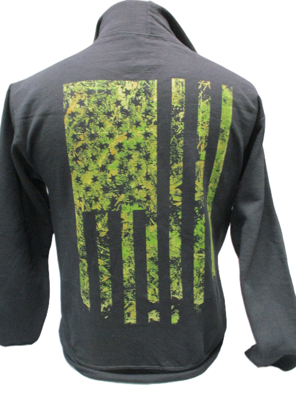 Grunt Style GS1824 Black Camo Flag Men's Hoodie Pullover Sweatshirt New NOS