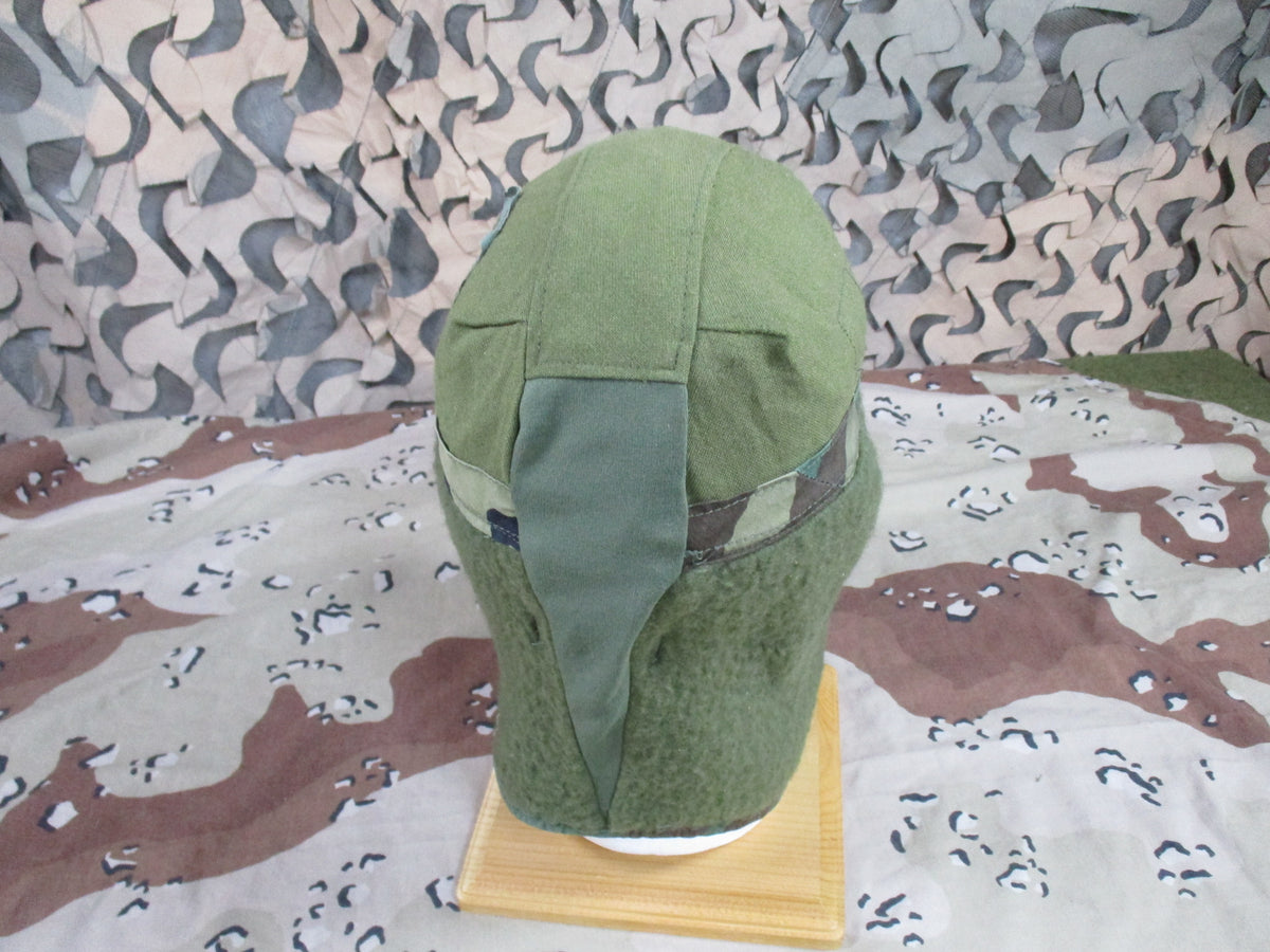 USGI Woodland Cold Weather Insulating Helmet Liner Cap Ear Flaps Army Surplus
