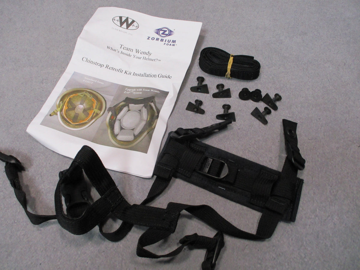Team Wendy PASGT Helmet 4 Point Chinstrap Retrofit Kit NOS Hardware No Pads - Centex Military Gear