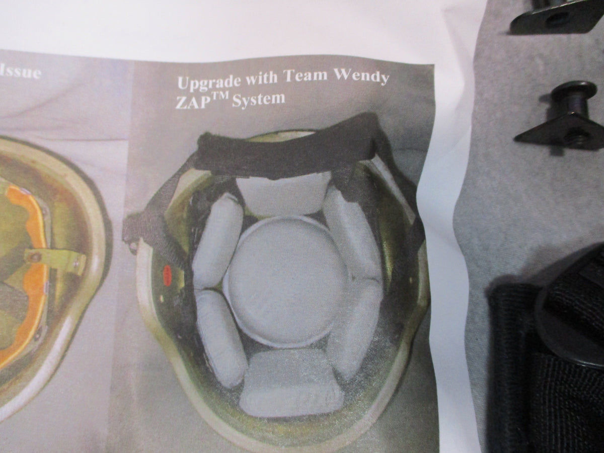 Team Wendy PASGT Helmet 4 Point Chinstrap Retrofit Kit NOS Hardware No Pads - Centex Military Gear