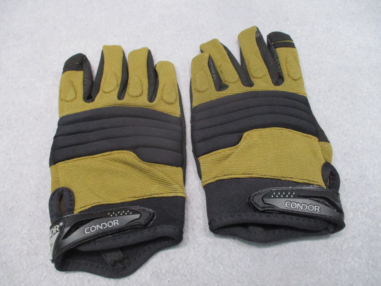 Military Condor Stryker HK226 Padded Tactical Gloves Coyote Sizes 8-11 NOS