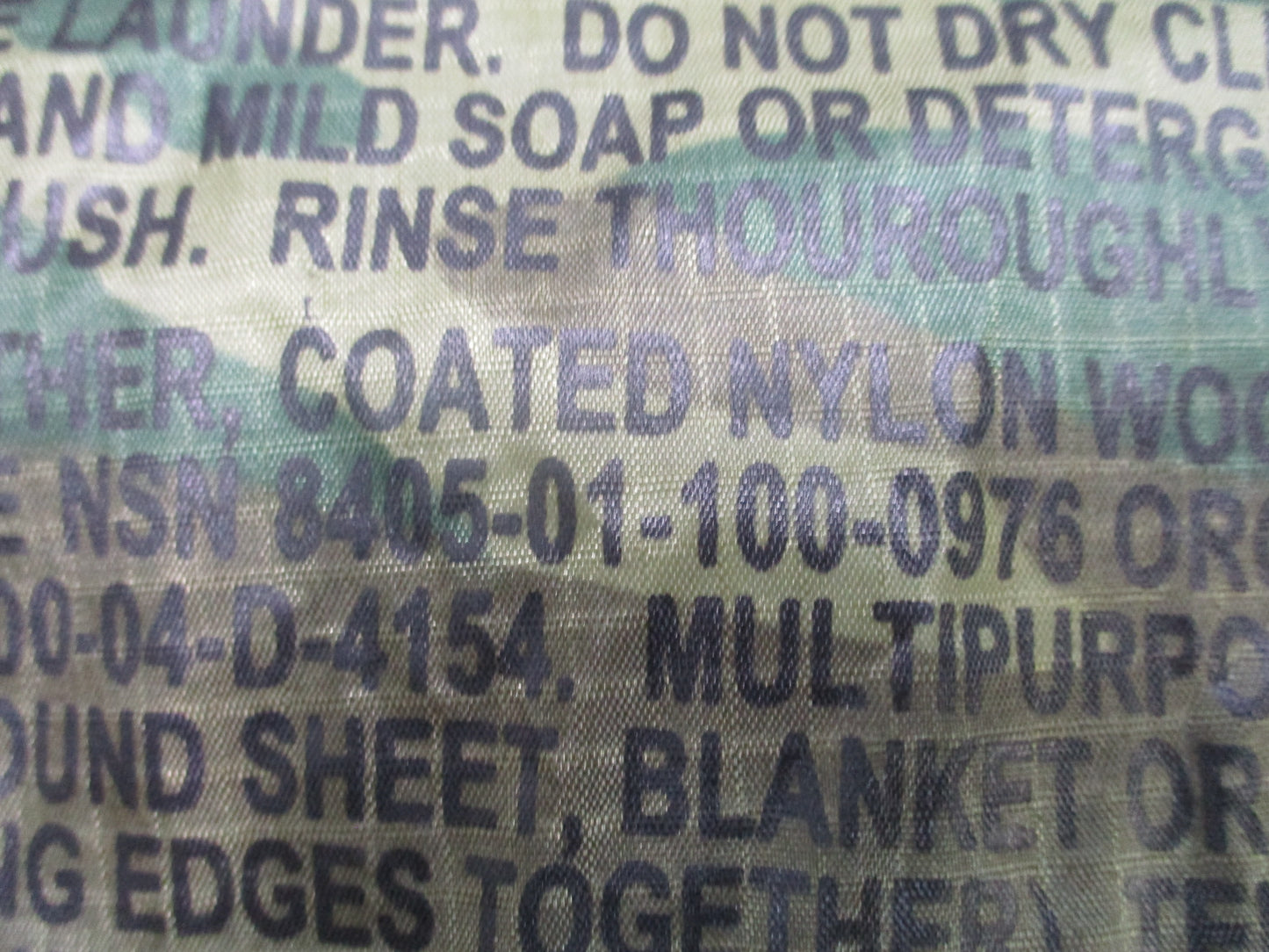 USGI ORC M81 Woodland Wet Weather Poncho Rain Gear NSN 8405-01-100-0976