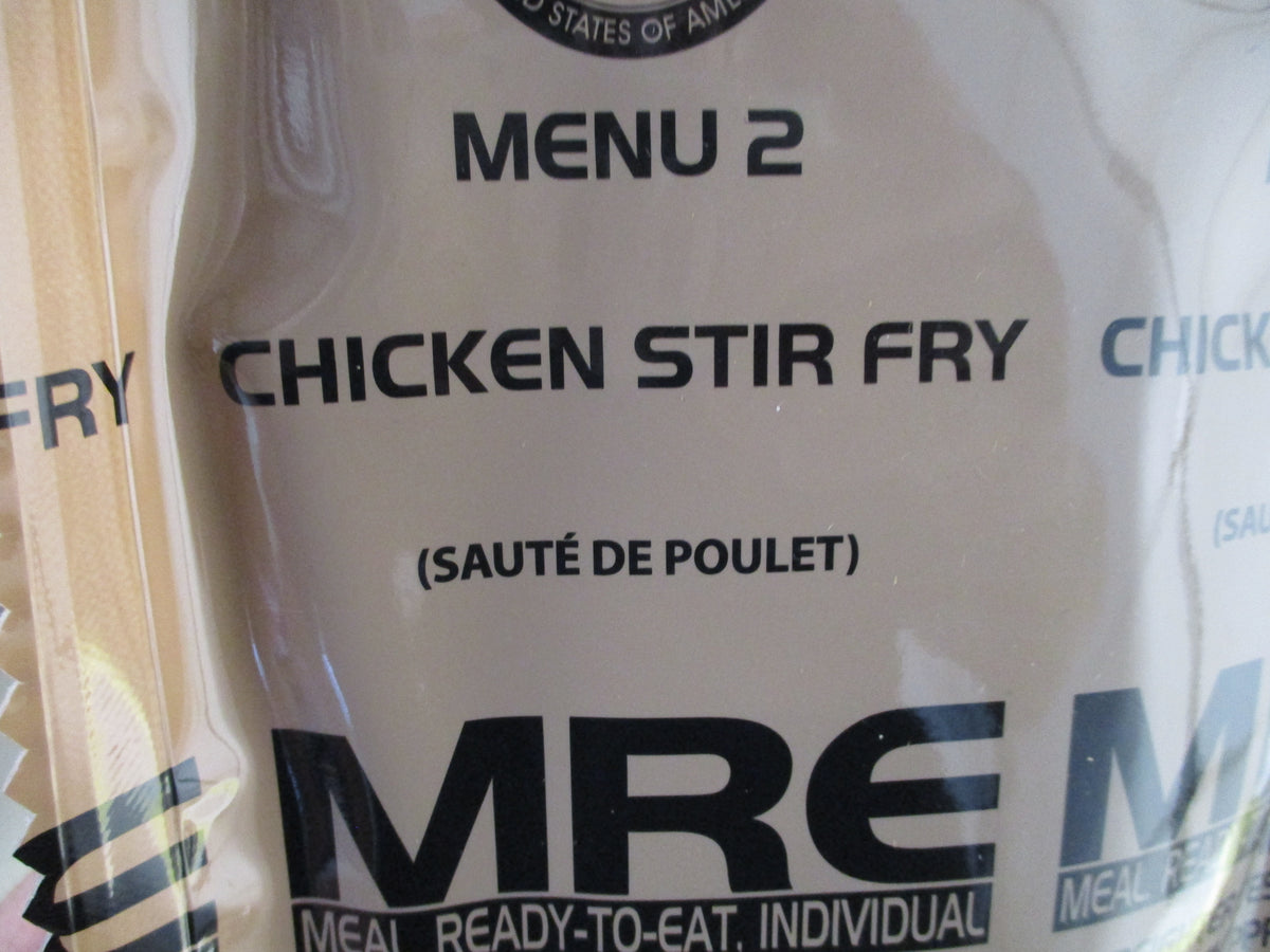 New Official American Military MRE Individual  Single Meal You Pick INSP. 2027