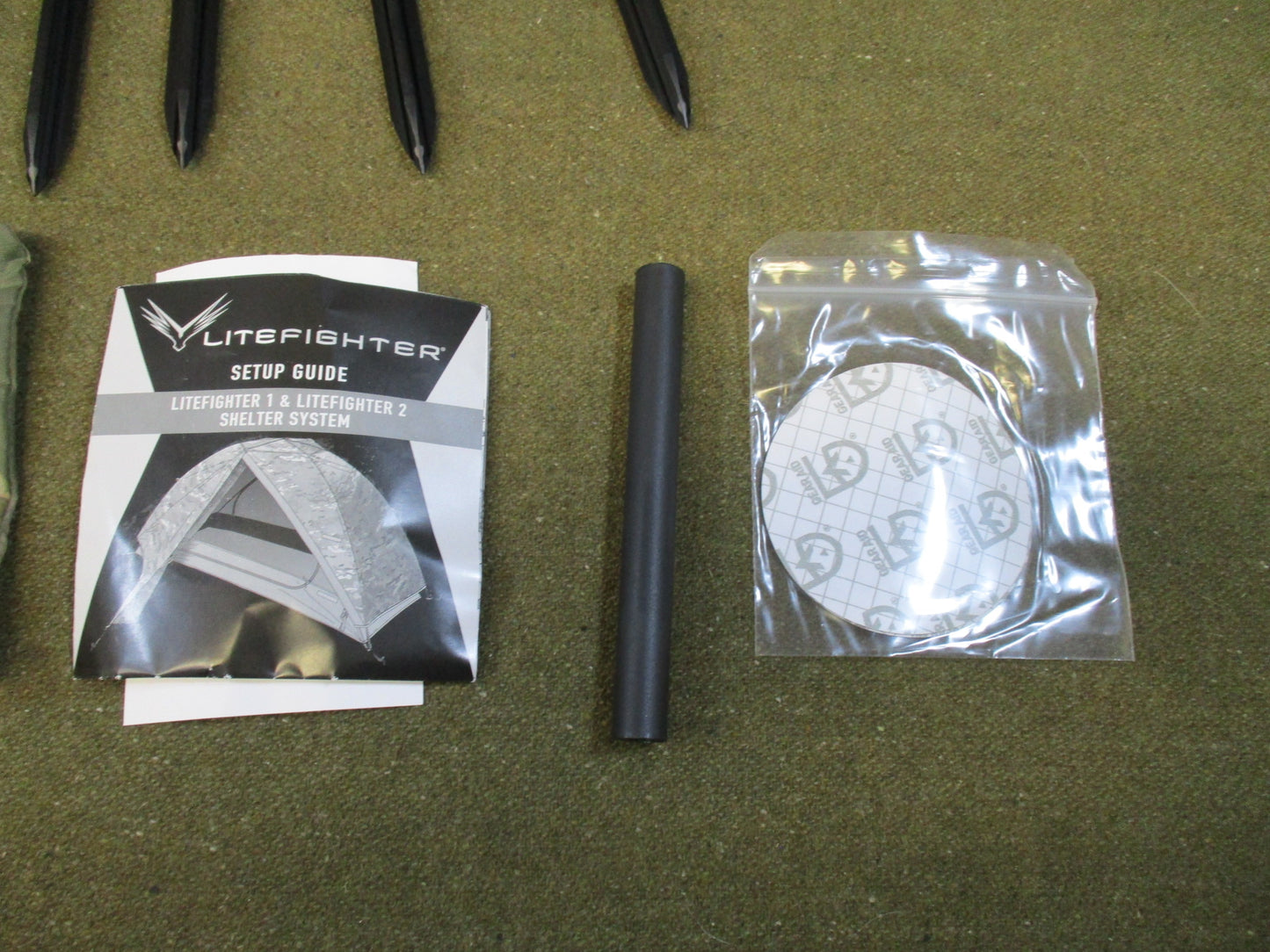 OCP Camouflage Litefighter 2-Man Tent - Military Surplus Gear - Excellent Condit