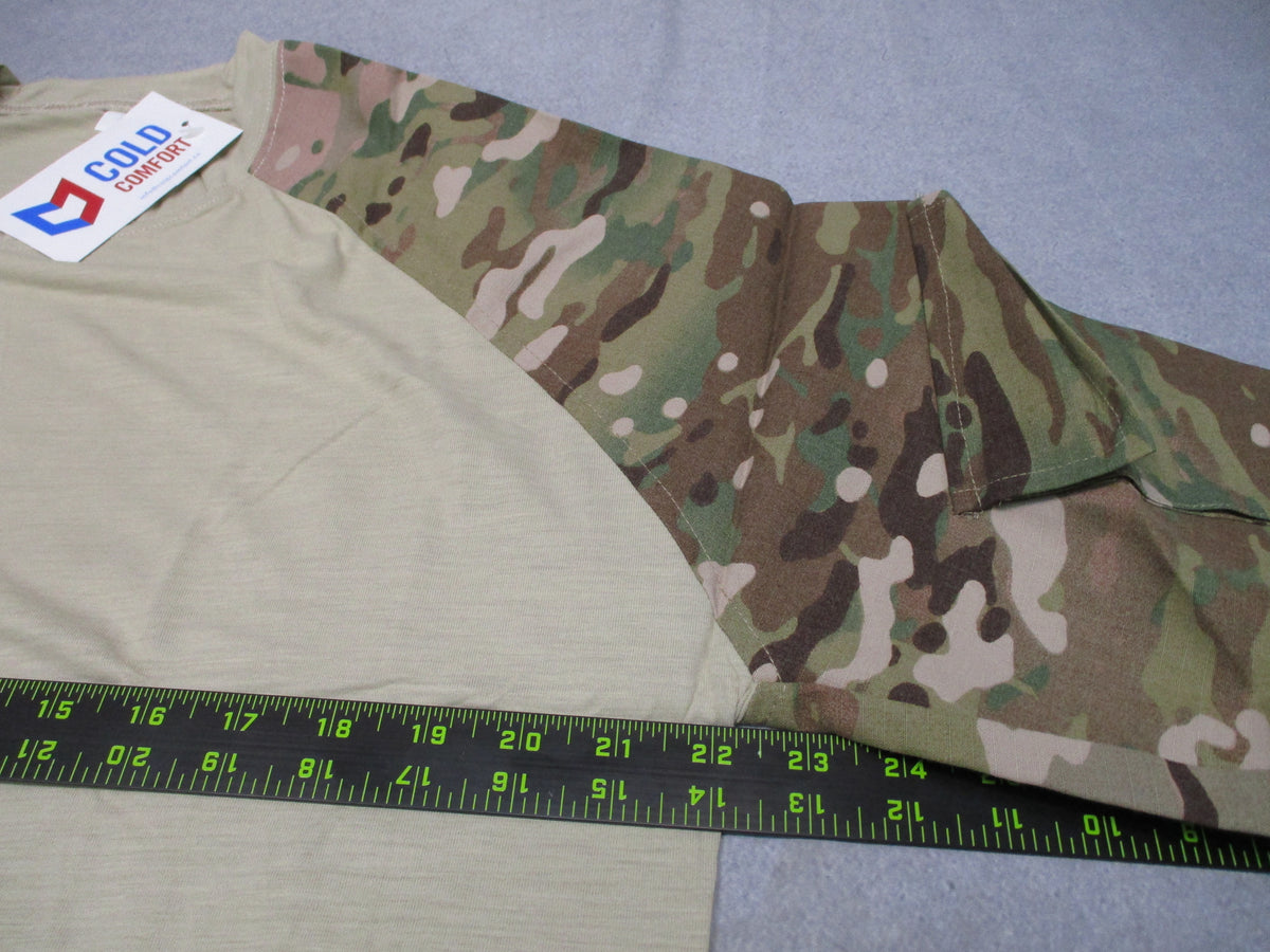 Cold Comfort FR Combat Shirt Multicam Large Sand USAF Flame Resistant NOS