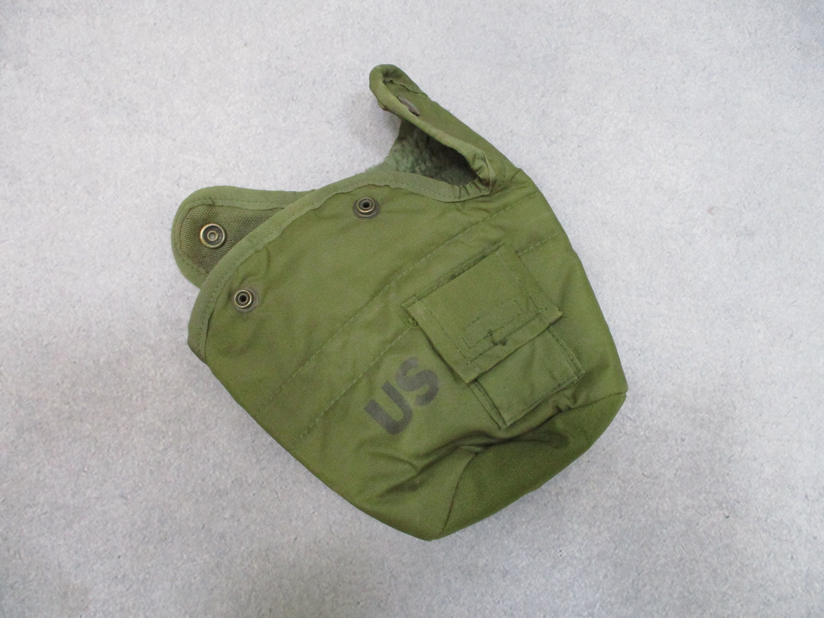 USGI LC-2 1 Quart Canteen Cover OD Green ALICE Clips 1978 Contract Vintage