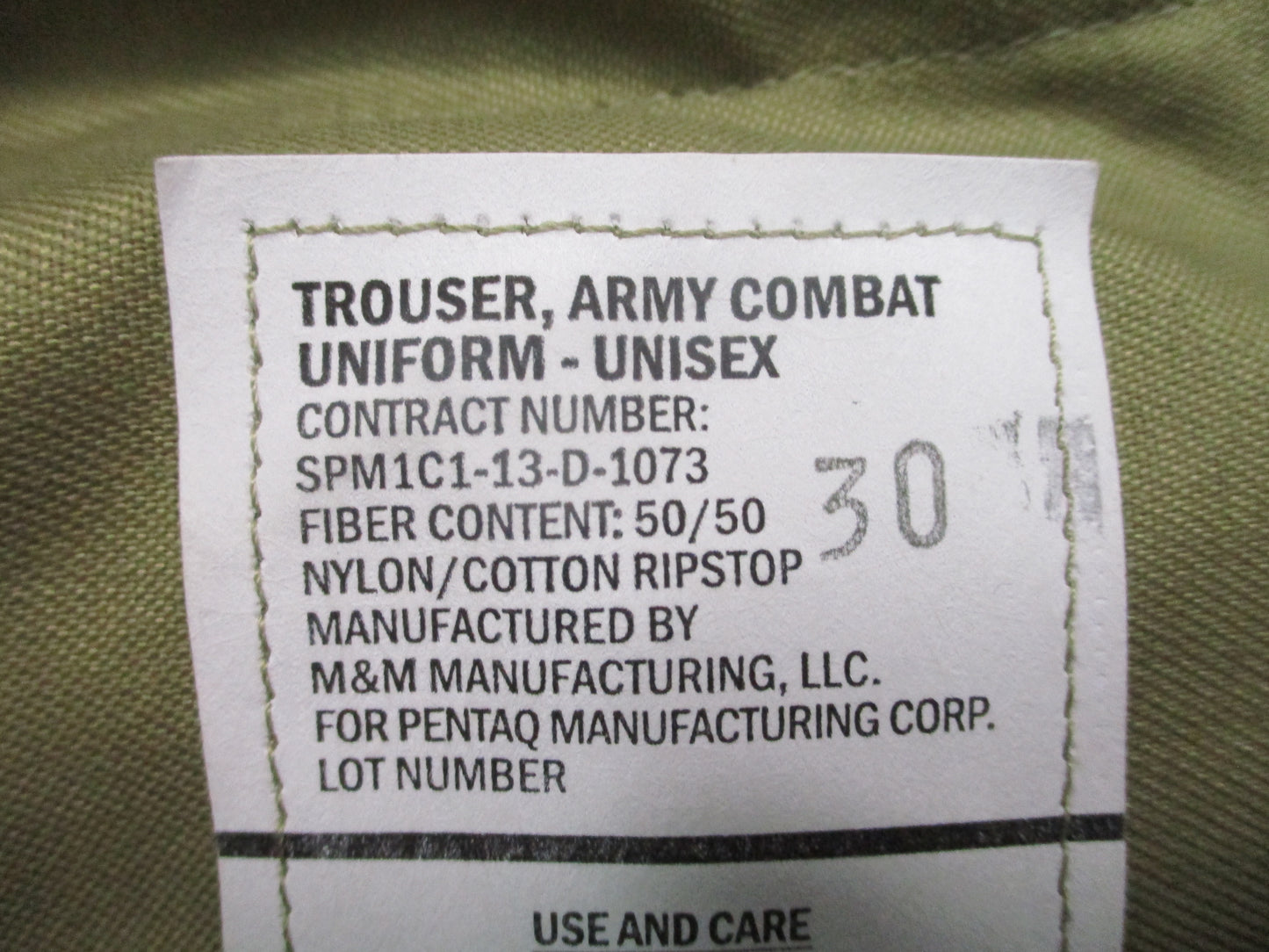 NEW USGI Scorpion OCP ACU Combat Uniform Trousers Large Long 8415-01-623-4547