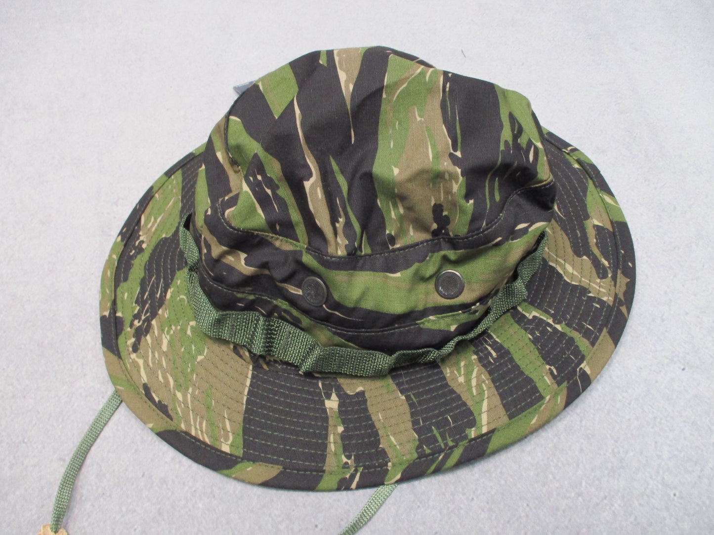 Propper Asian Tiger Stripe Boonie Hat Mil-Spec Ripstop Tactical NWT 7-7 3/4