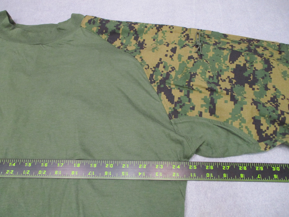 Rothco XL Woodland Digital Camo Combat Shirt Long Sleeve NYCO Tactical