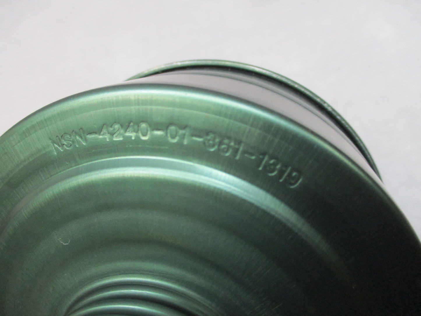 Lot of 2 USGI 40mm Gas Mask Filters C2A1 M40 NATO Threaded Canisters Sealed