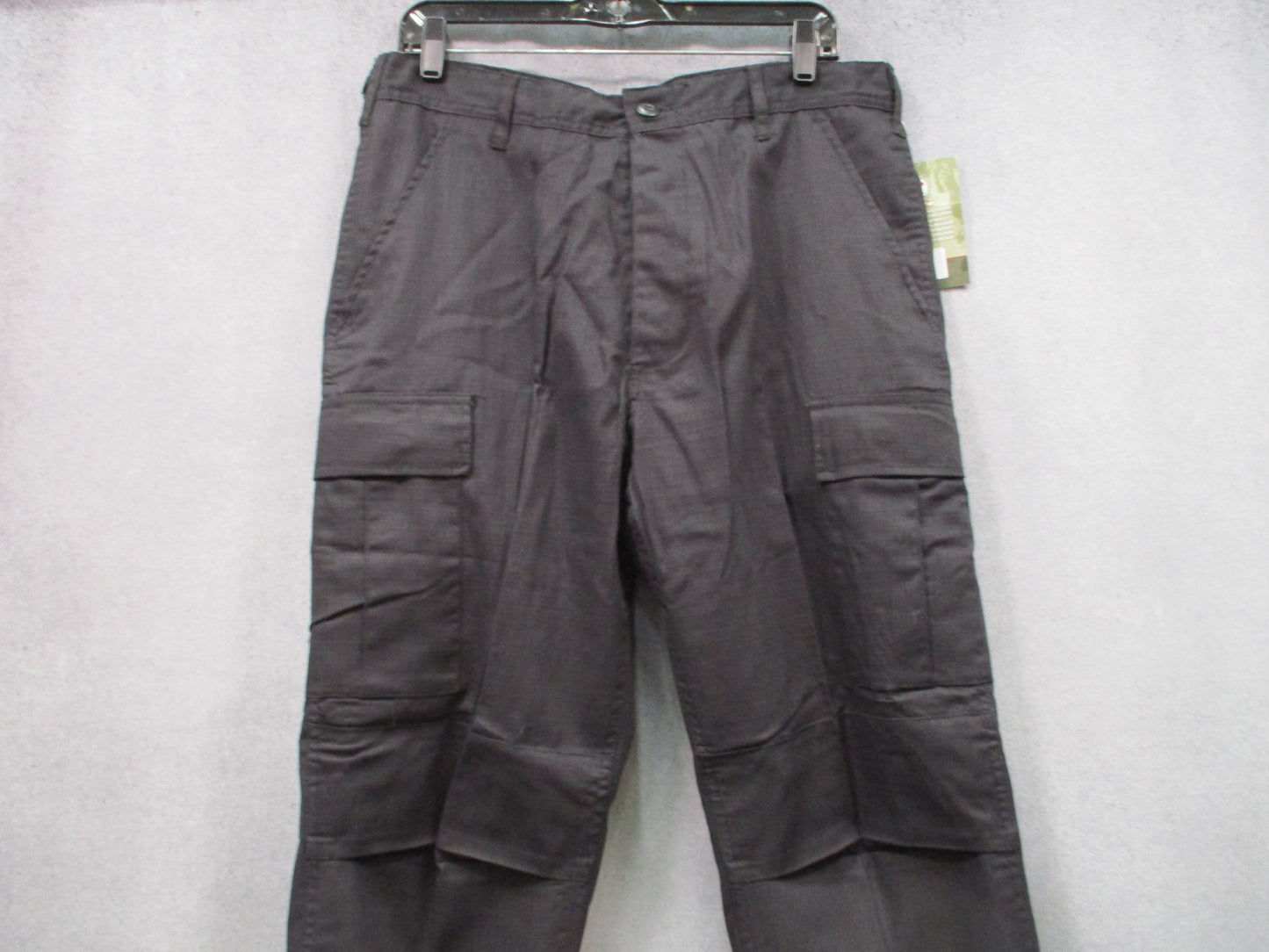 Rothco Black BDU Cargo Pants 100% Cotton Ripstop Tactical Military Style NWT