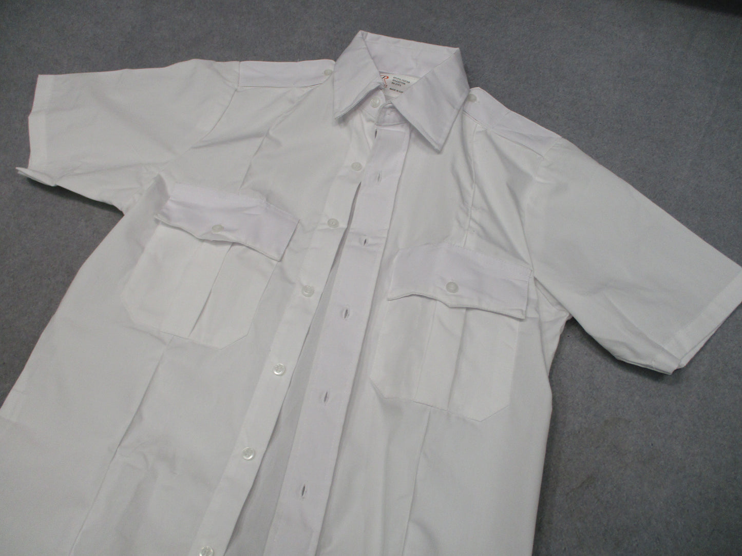 Rothco White EMT Police Security First Responder Uniform Shirt Short Sleeve New