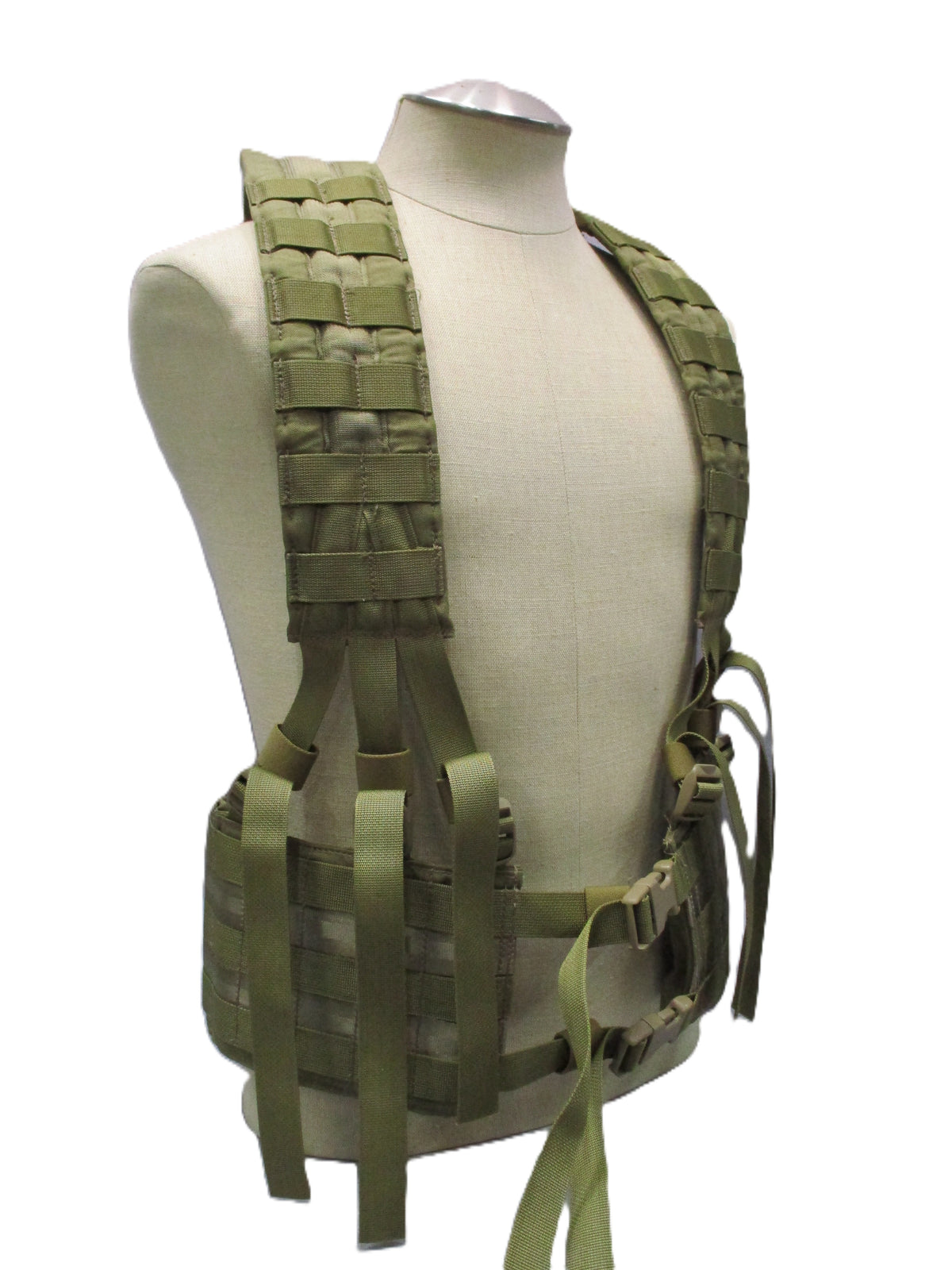 New Eagle Industries H-Harness Khaki MOLLE Chest Rig USGI NSN 8465-01-573-9661