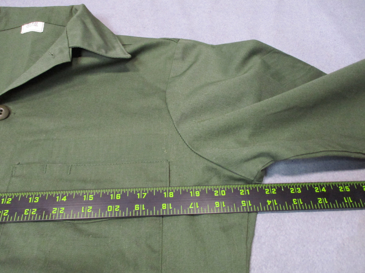 USGI OG-507 Utility Shirt 15 1/2 x 33 Olive Green Dura Press Military Fatigue - Centex Military Gear