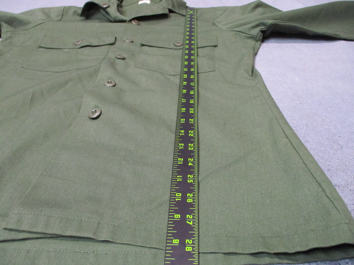 USGI OG-507 Utility Shirt 15 1/2 x 33 Olive Green Dura Press Military Fatigue - Centex Military Gear