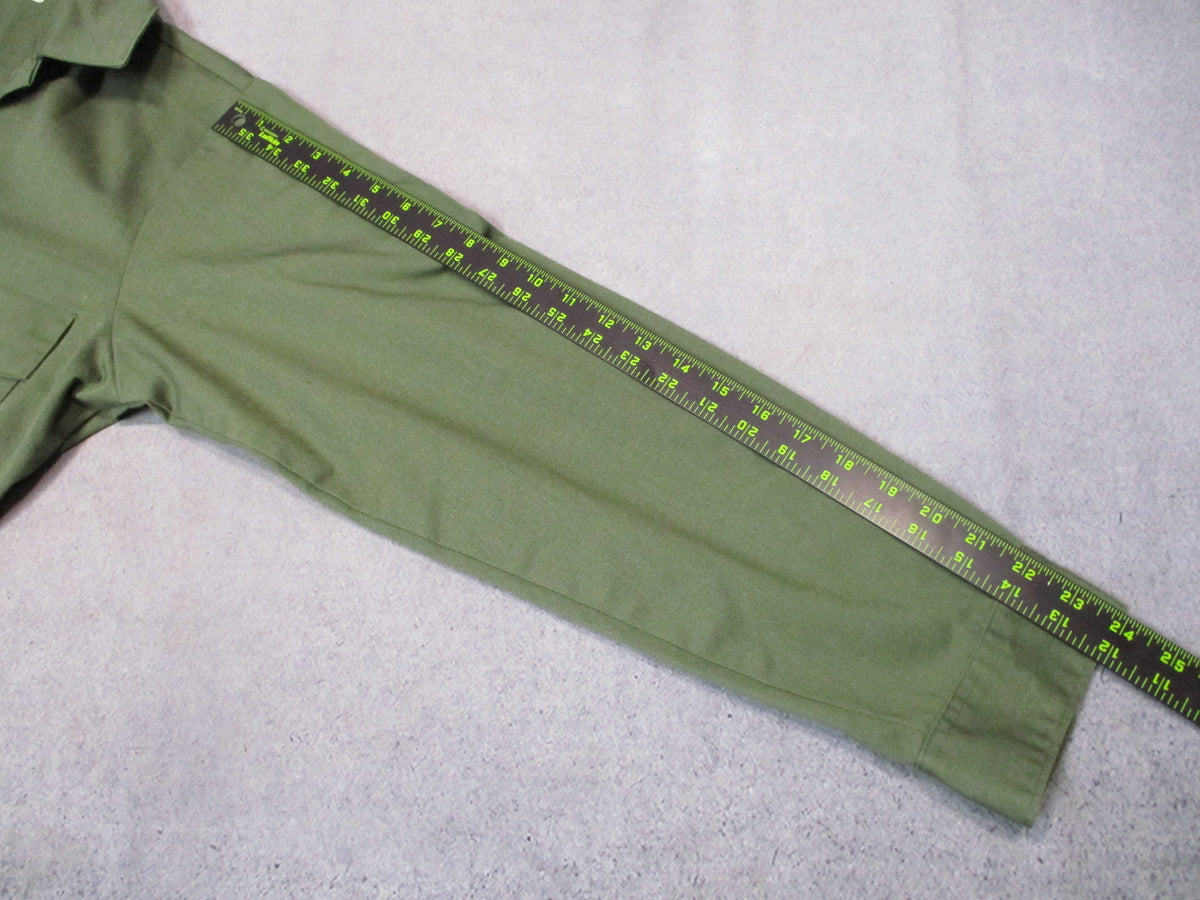 USGI OG-507 Utility Shirt 15 1/2 x 33 Olive Green Dura Press Military Fatigue - Centex Military Gear