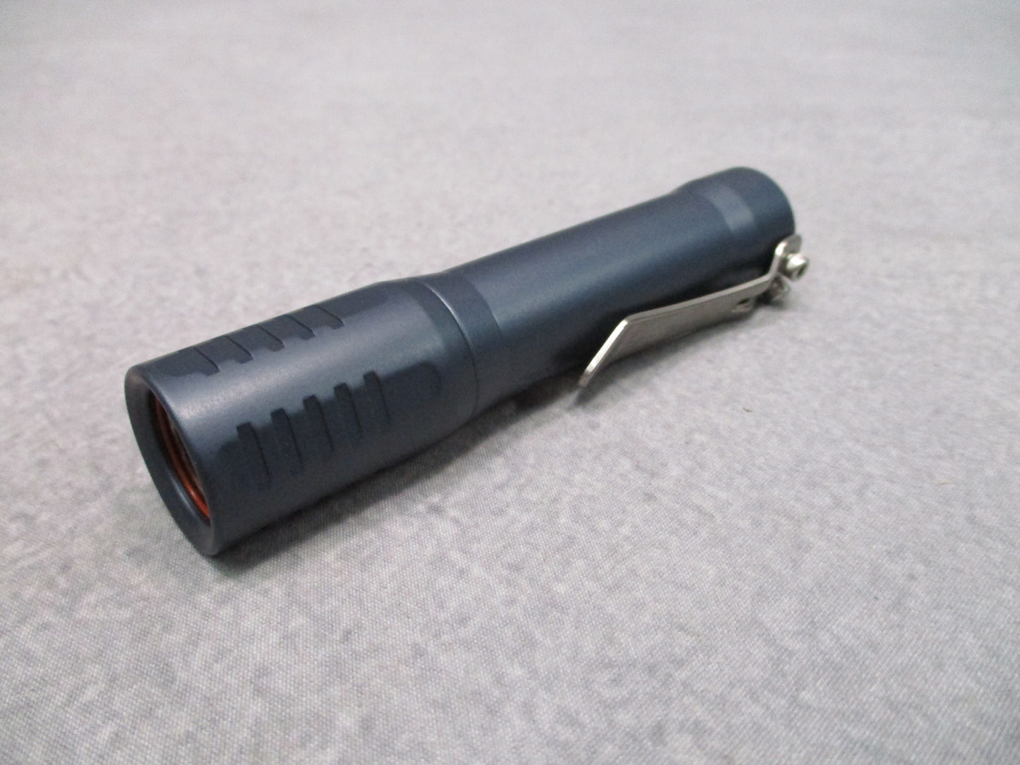 Focus Works F2 Flashlight Gunmetal Blue 5000K Samsung LH351D EDC Light New