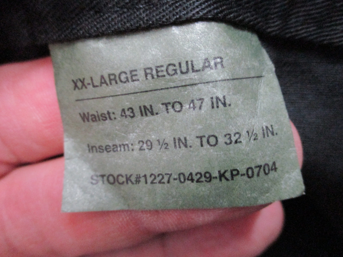 Rothco Black BDU Tactical Cargo Pants Military Fatigue Trousers NWT 55/45