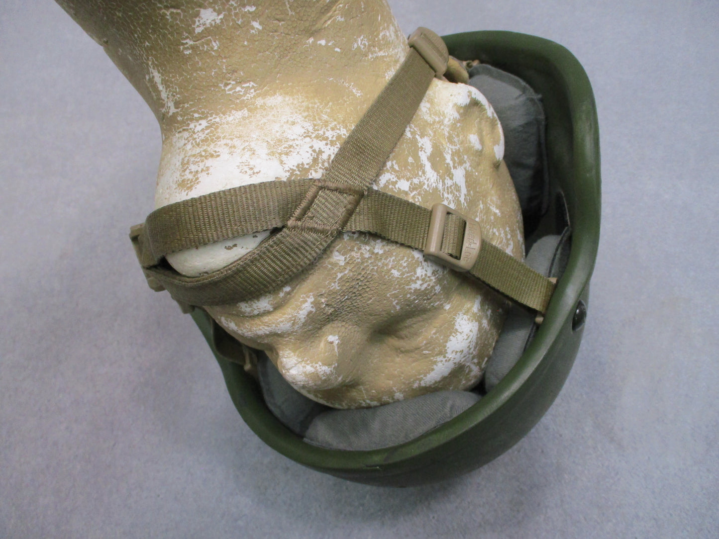 MADE WITH KEVLAR ADVANCED COMBAT HELMET ACH MICH ARMY 8470-01-506-6369 OD GREEN