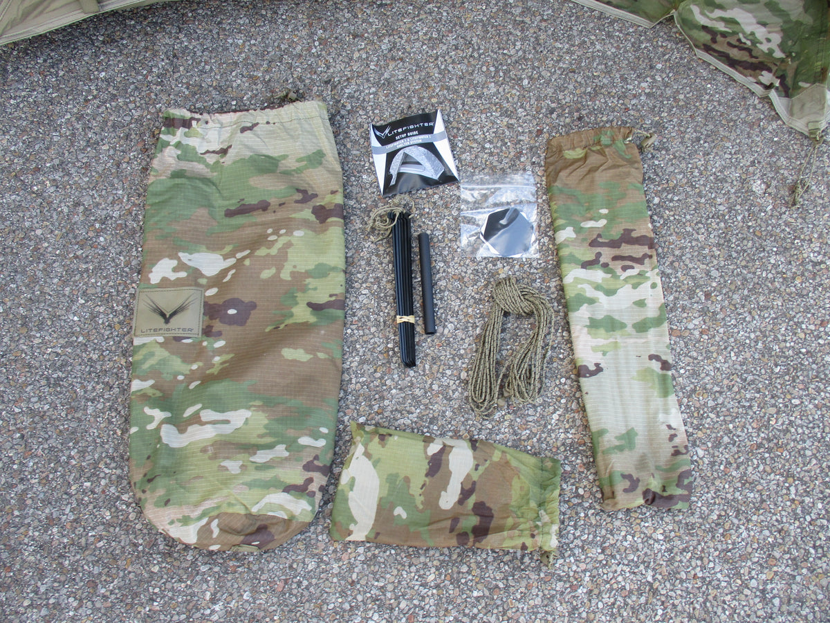 Litefighter 1 Individual Combat Shelter OCP Army Issue USGI Tent One Man Tent