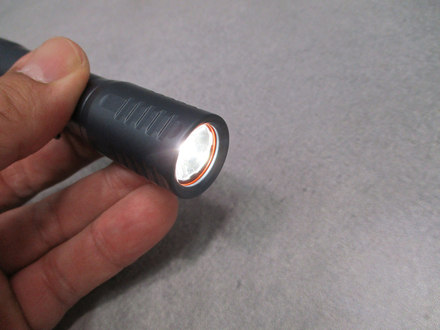 Focus Works F2 Flashlight Gunmetal Blue 5000K Samsung LH351D EDC Light New