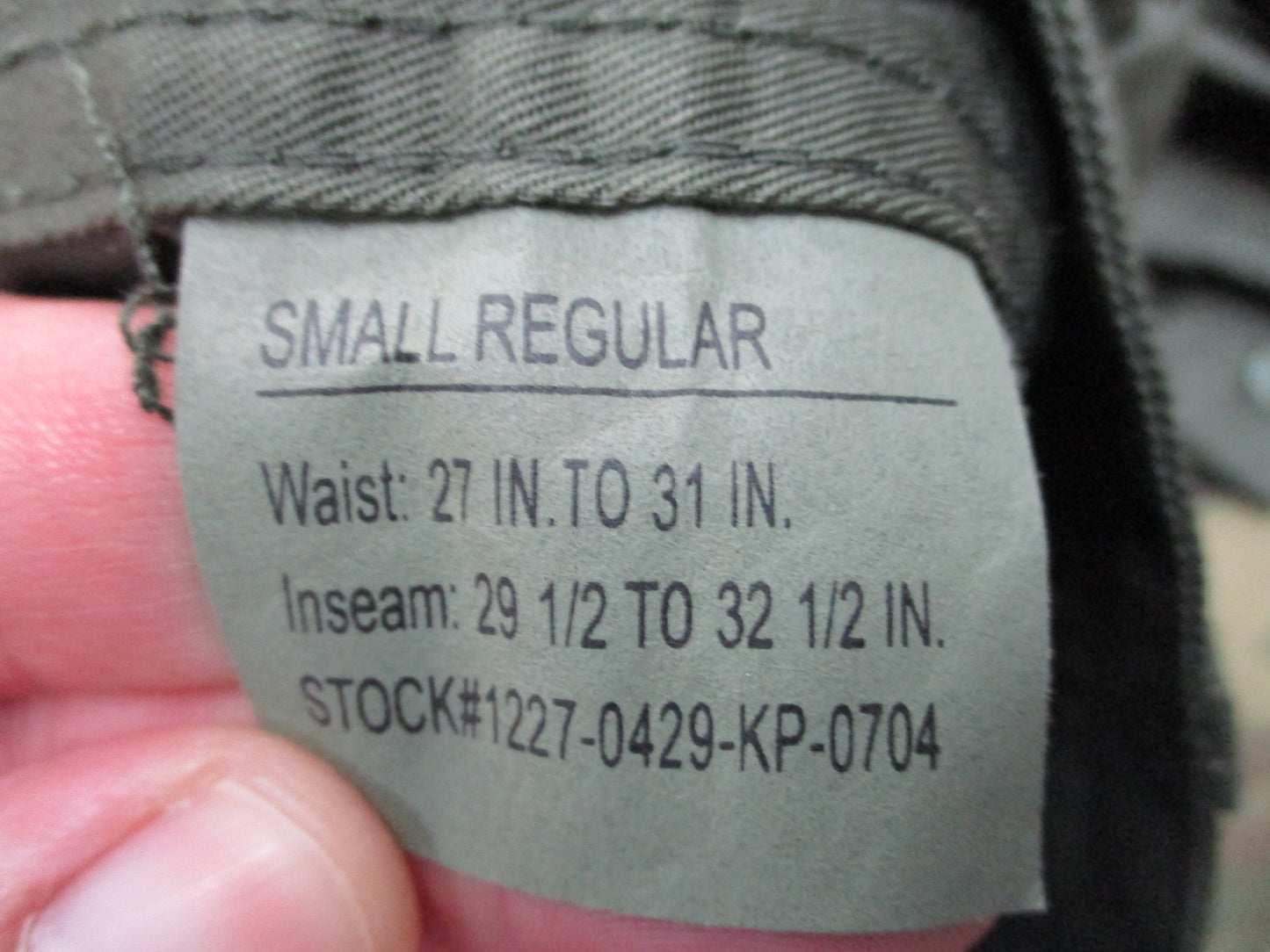 Rothco 7838 Olive Drab BDU Cargo Pants Trousers Fatigues Tactical Work NWT