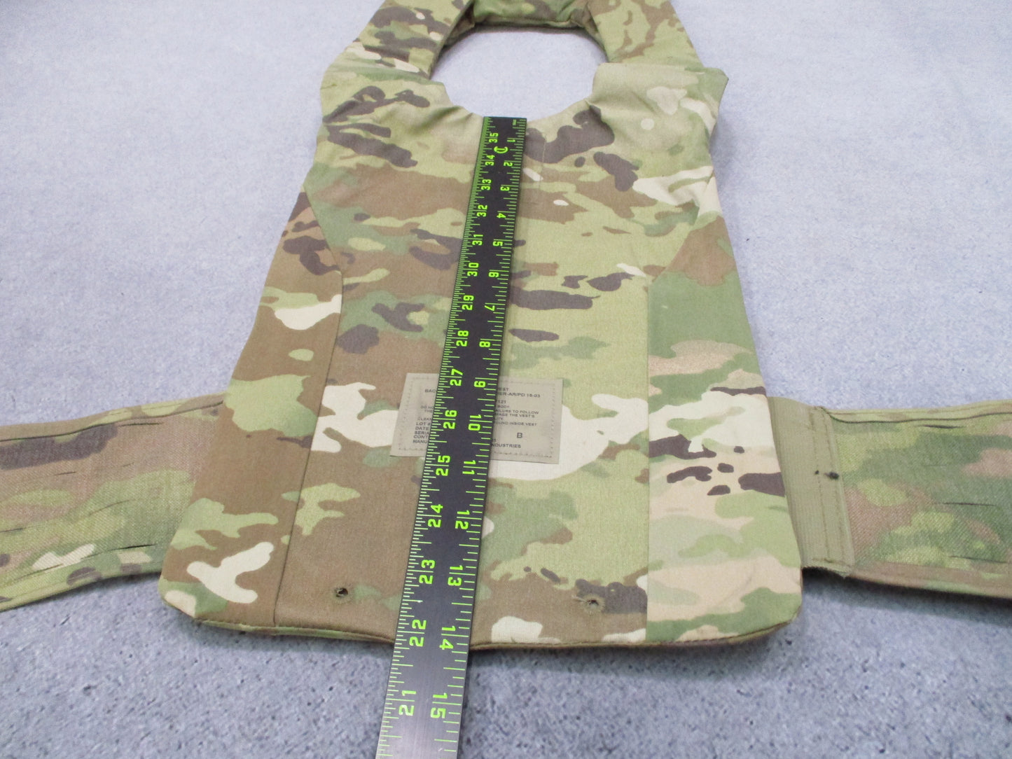 MODULAR SCALABLE VEST CONCEALABLE CARRIER XSMALL w Soft Armor OCP Scorpion