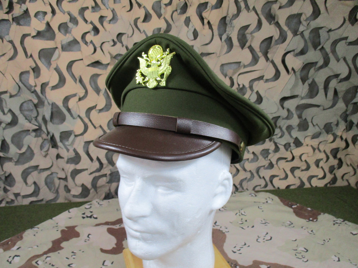 US Army AGSU Service Cap 7 3/8 Men's Company Grade Officer Eagle Dress Hat