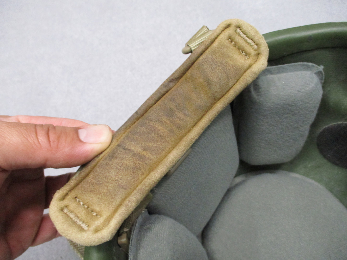 MADE WITH KEVLAR ADVANCED COMBAT HELMET ACH MICH ARMY 8470-01-506-6369 OD GREEN