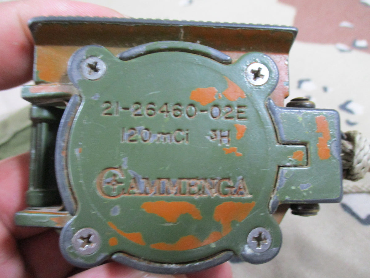 Cammenga USGI Military Lensatic Compass w/ Pouch Lanyard Working Paint Wear