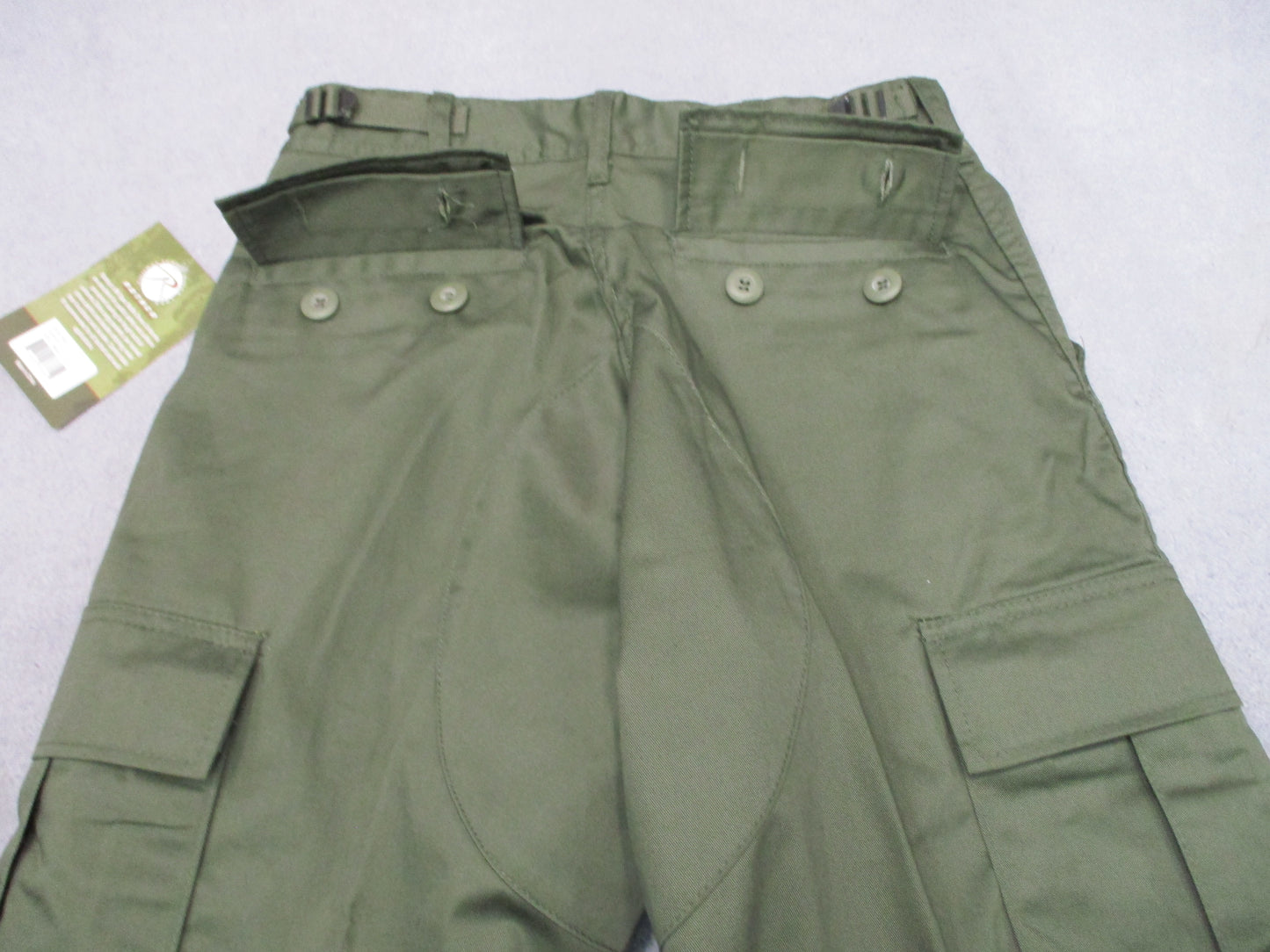Rothco 7838 Olive Drab BDU Cargo Pants Trousers Fatigues Tactical Work NWT