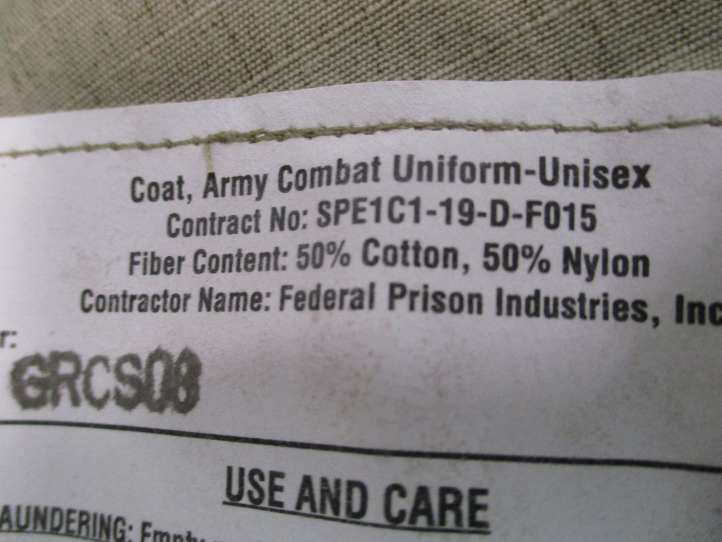 NEW USGI Army OCP ACU Combat Uniform Coat Large Regular 8415-01-623-5552