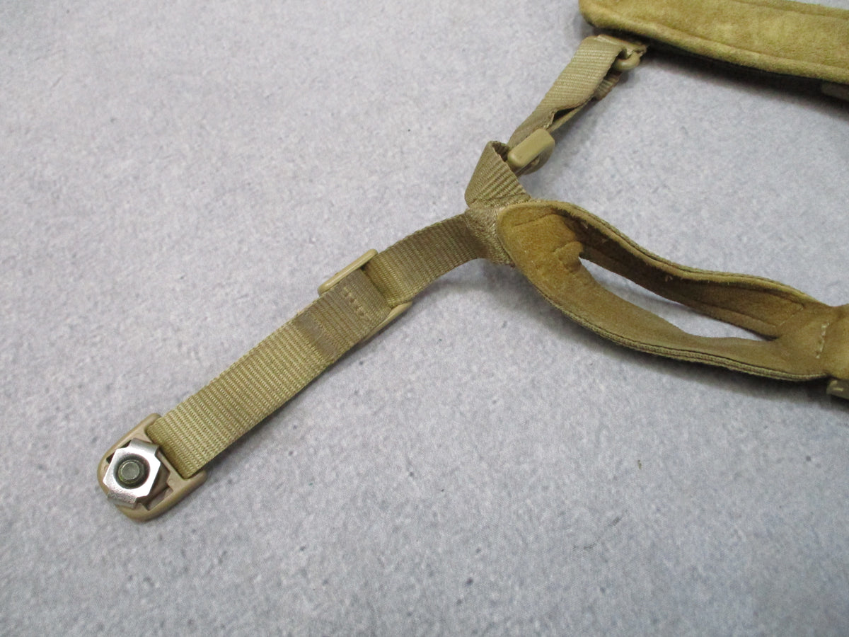 USGI ACH Improved H-Nape Helmet Chin Strap S-XL Tan Lions Services Retention