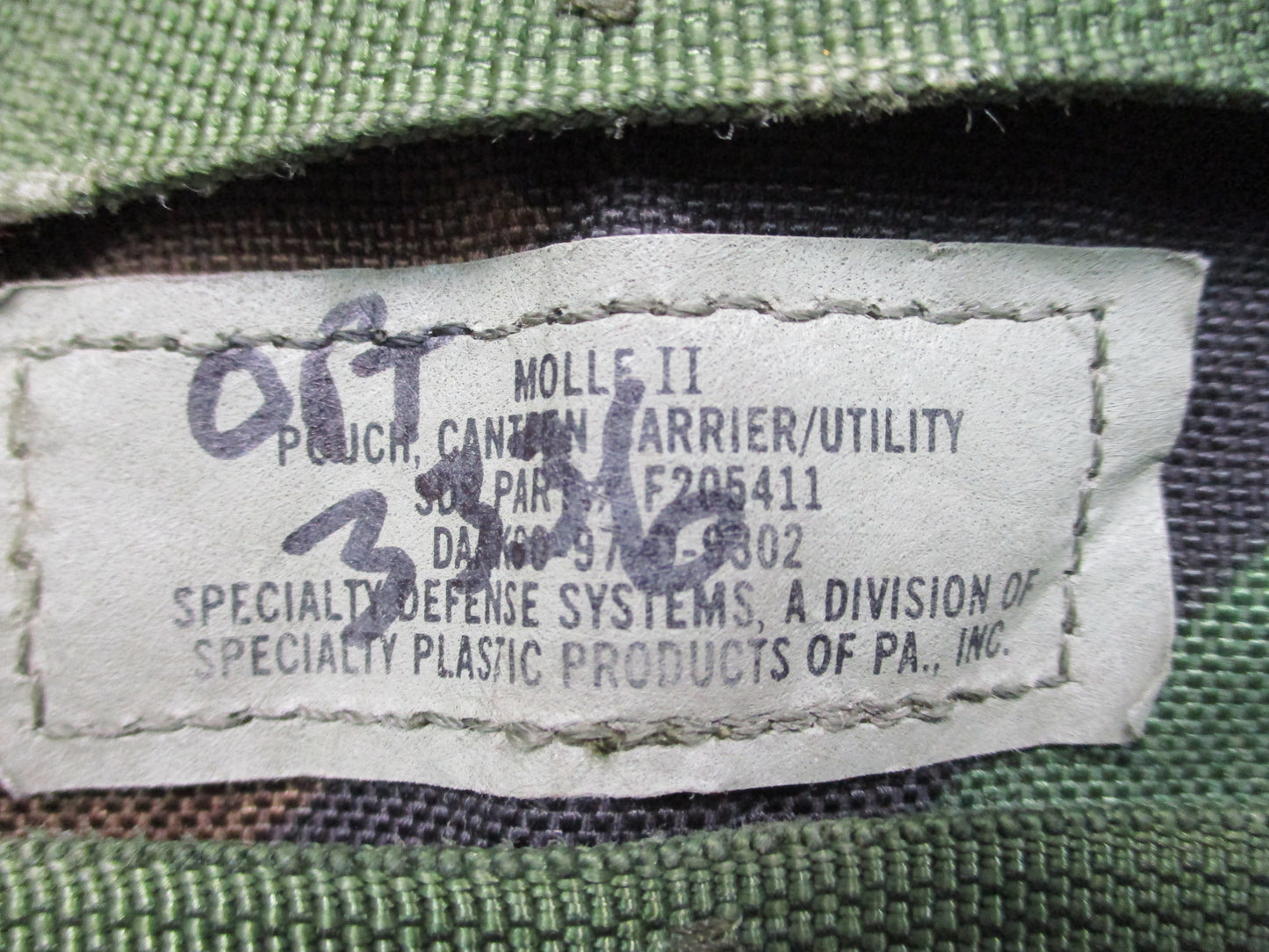 USGI MOLLE II Woodland Canteen Utility Pouch SDS F205411 NSN 8465-01-484-0450