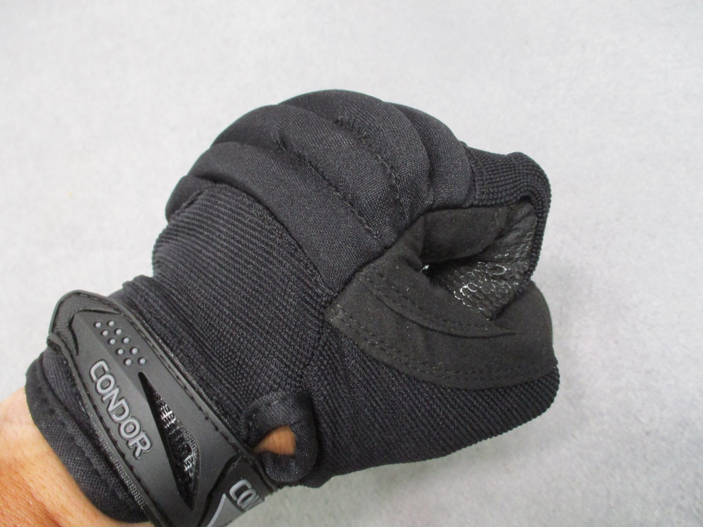 Condor Stryker Padded Tactical Gloves Black Full Finger HK226 Sizes 8-12