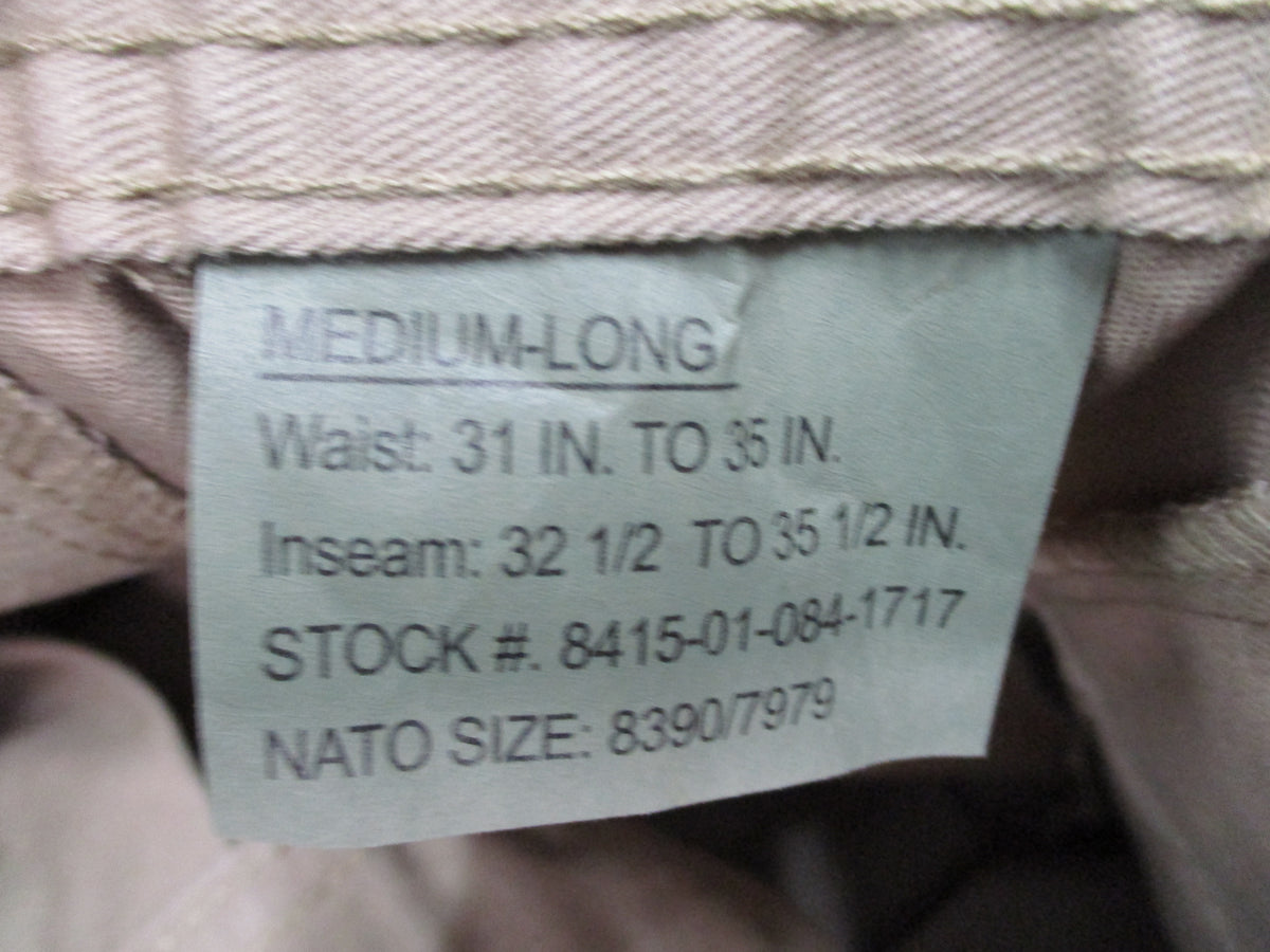 Rothco Khaki BDU Cargo Pants Tactical Trousers Military Fatigues 55/45 NWT