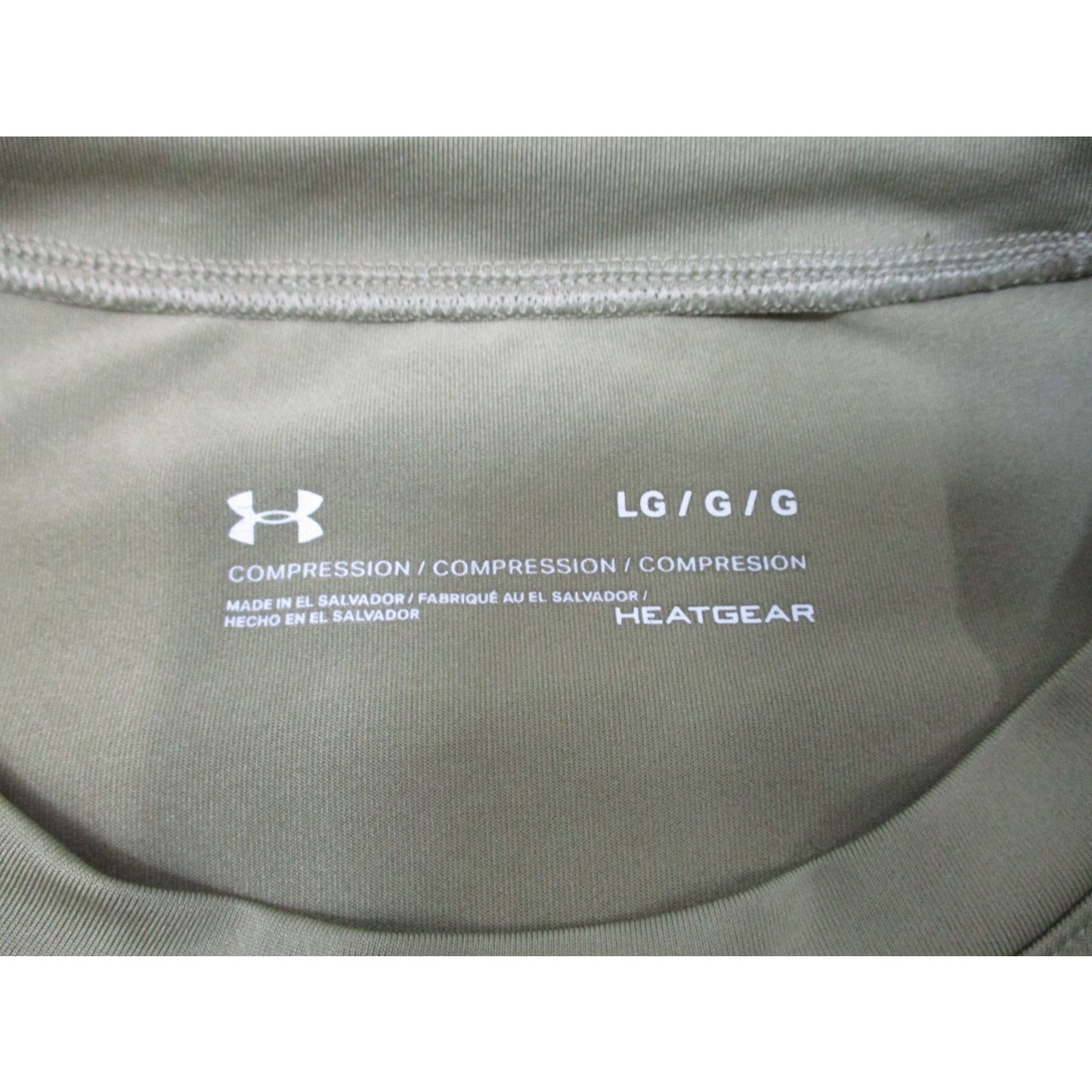 Under Armour Tactical HeatGear Shirt Tan 499 Large – Gently Used – Short Sleeve