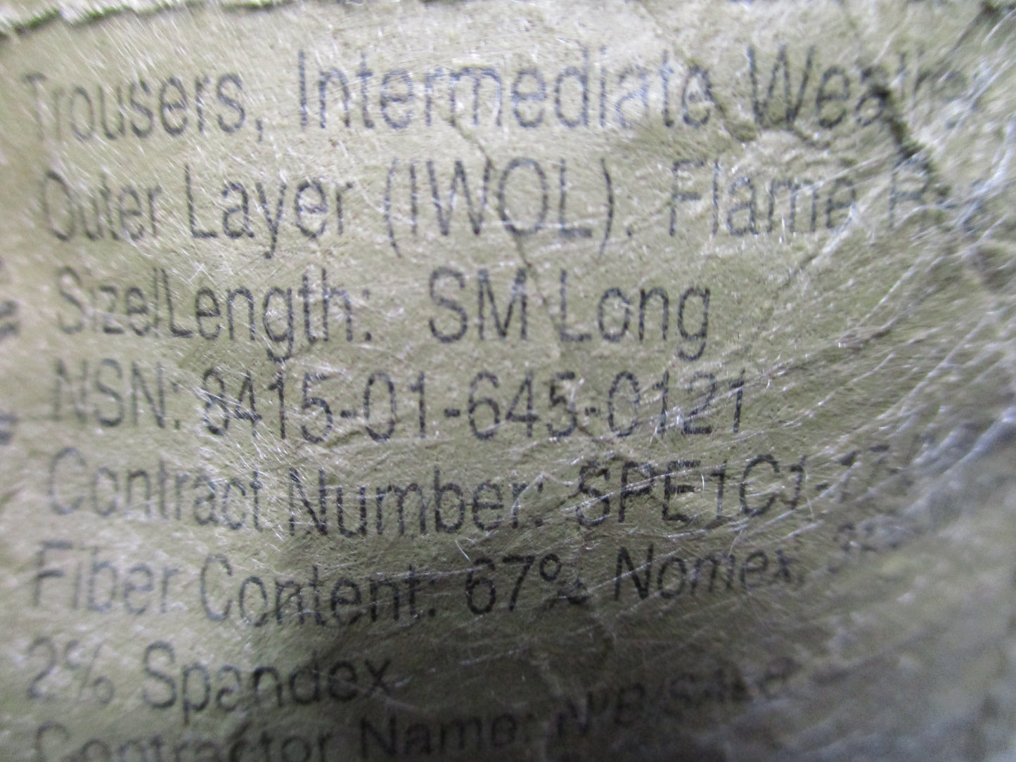 Army IWOL Pants Scorpion OCP Flame Resistant Trouser Small Long 8415-01-645-0121
