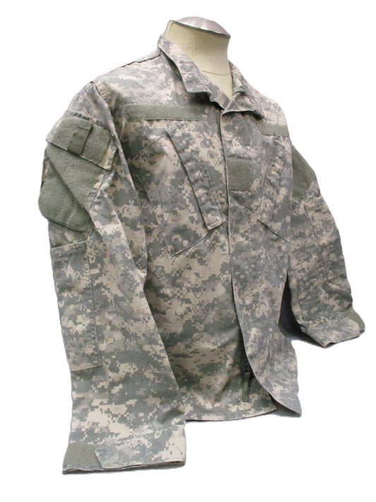 USGI ACU UCP Digital Camo Army Combat Coat Shirt 50/50 Nylon Cotton Surplus