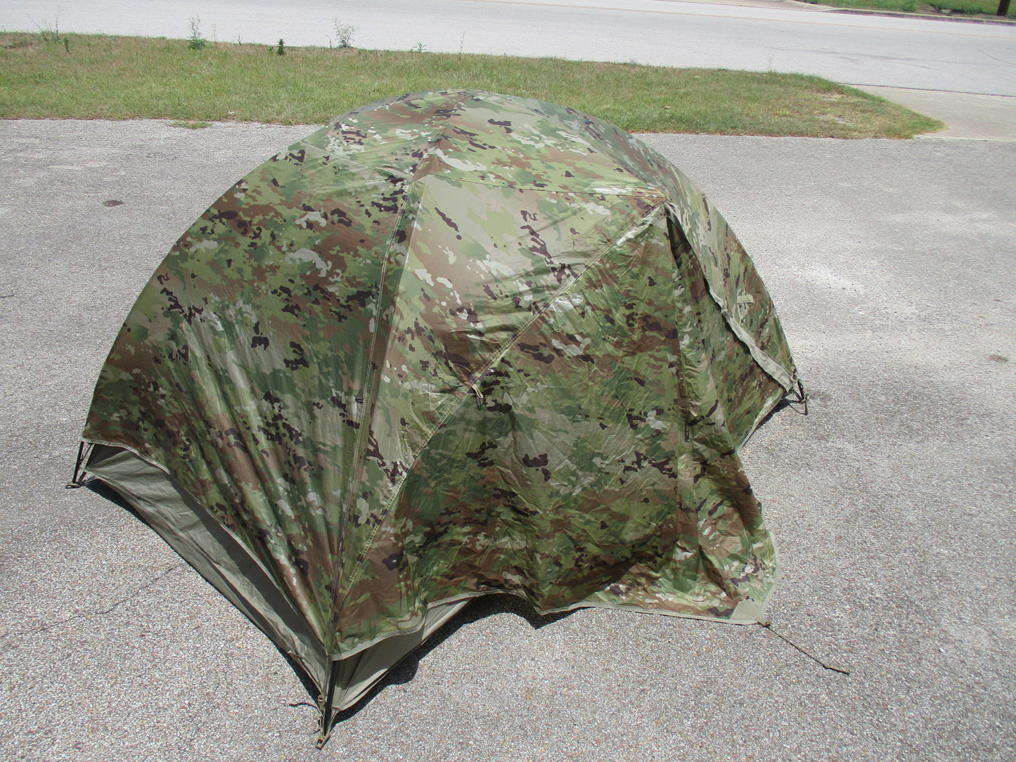 OCP Camouflage Litefighter 2-Man Tent - Military Surplus Gear - Excellent Condit