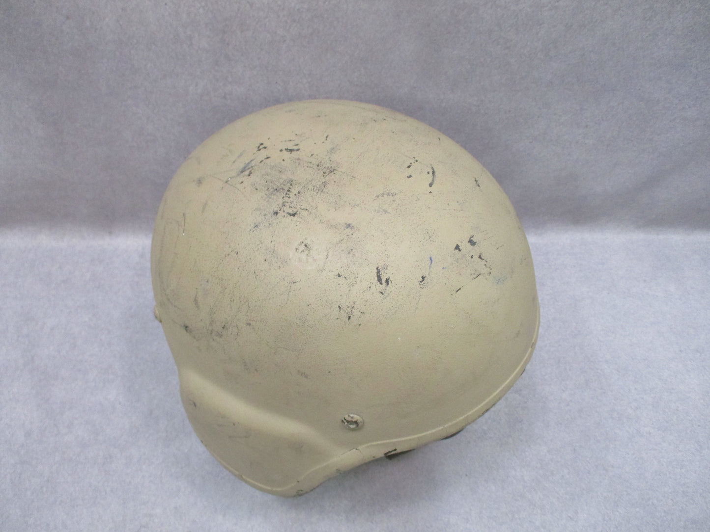 RBR Mach 1 ACH MICH Style Ballistic Helmet Large Tan Used Surplus