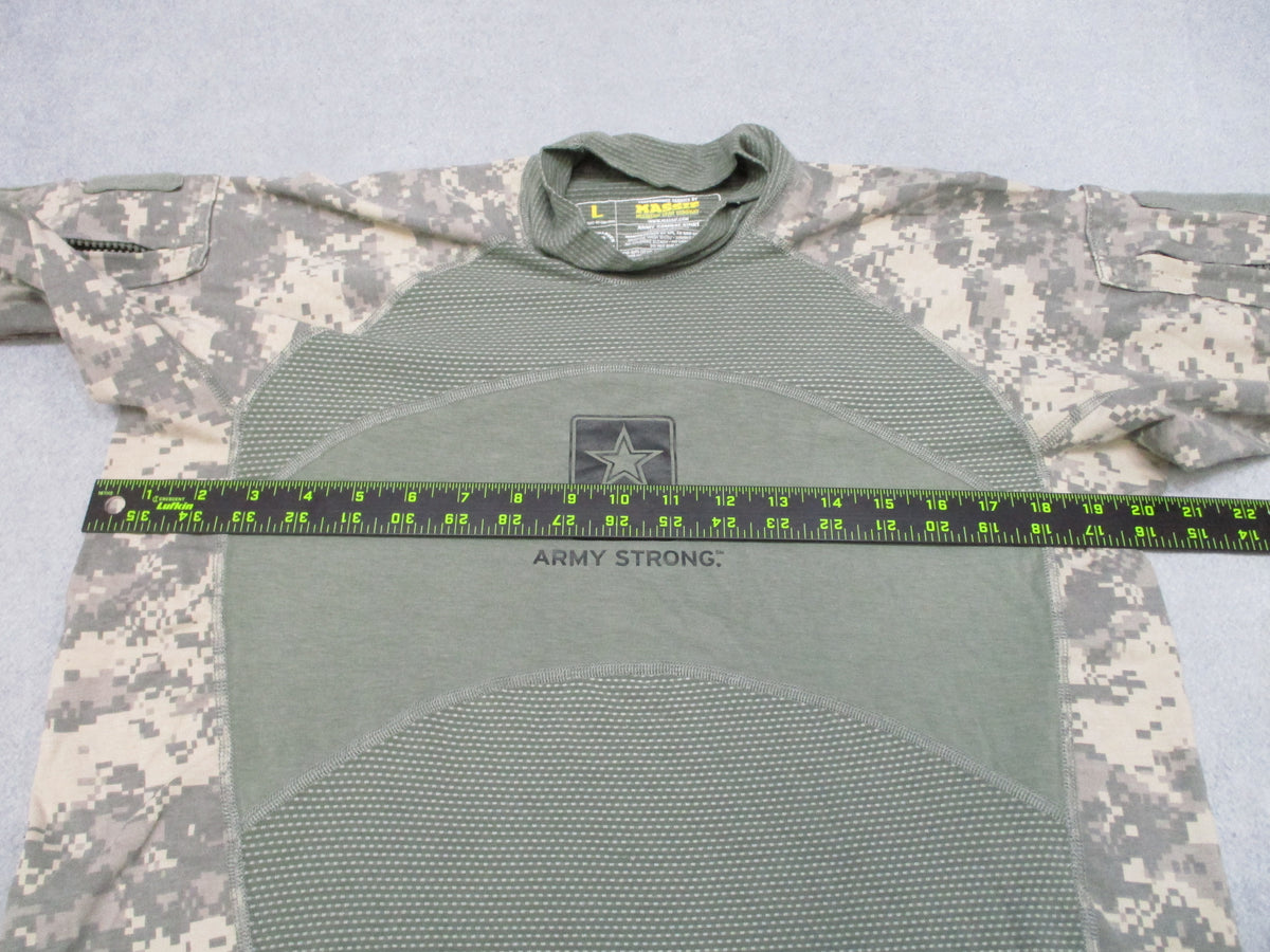 USGI Massif Army Combat Shirt Large UCP ACU Digital Camo Army Strong Logo GWOT