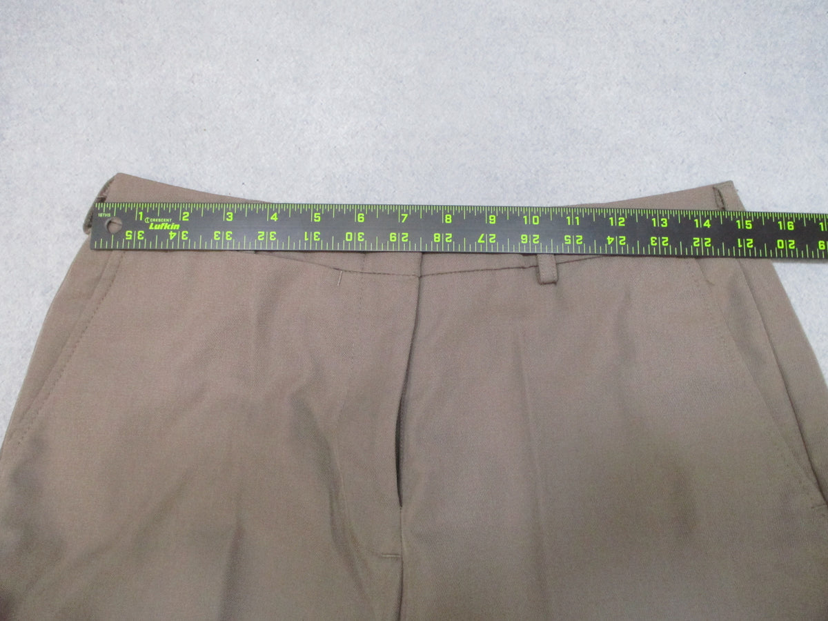 US Army AGSU Women's Dress Pants 10MR Heritage Taupe Bernard Cap Wool Blend